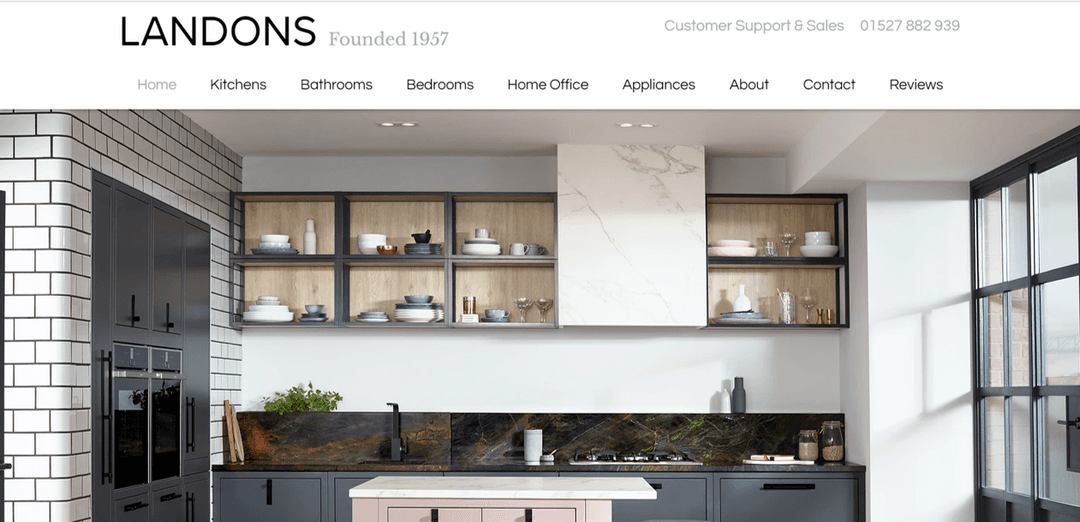 New Website Rebrand For Landons